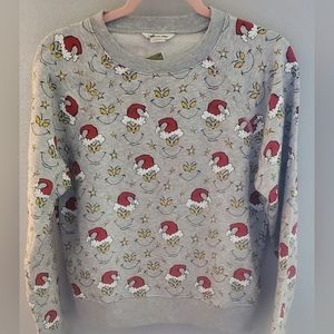 New American Eagle Grinch Santa Christmas Sweatshirt